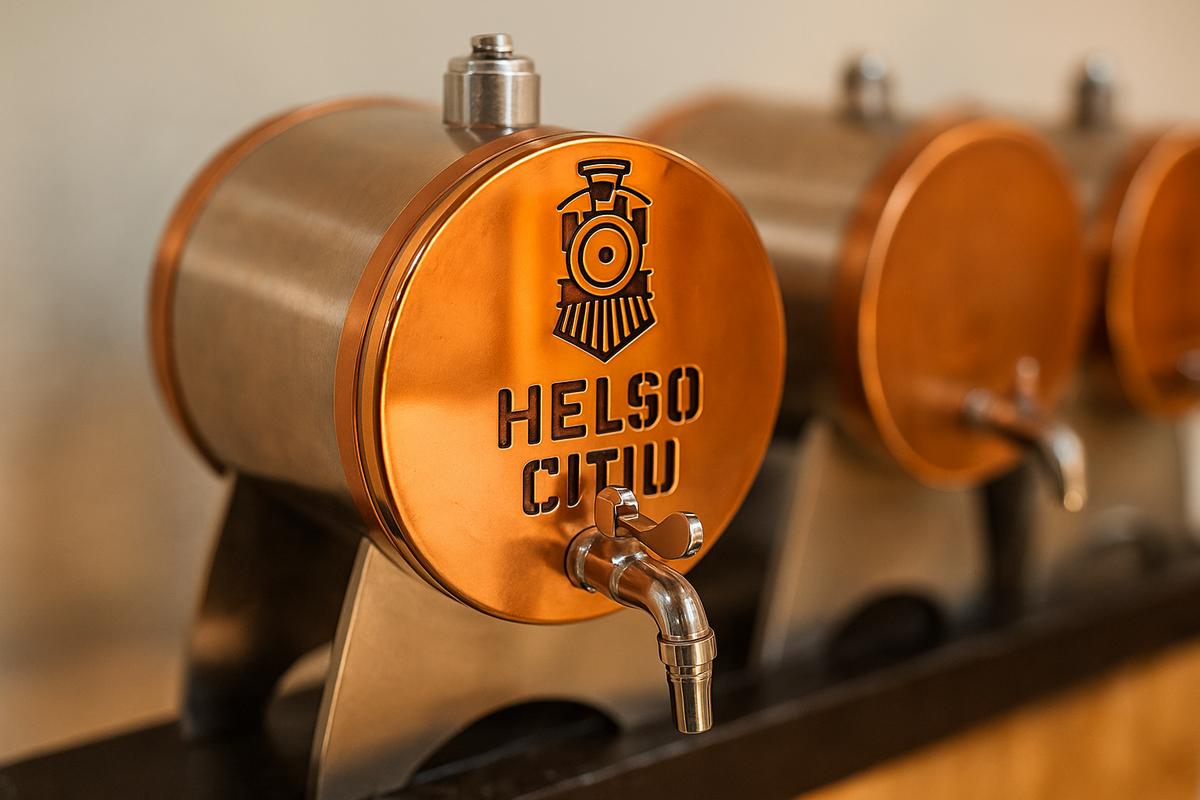 Barril em Aço Inox AISI 304 Personalizado