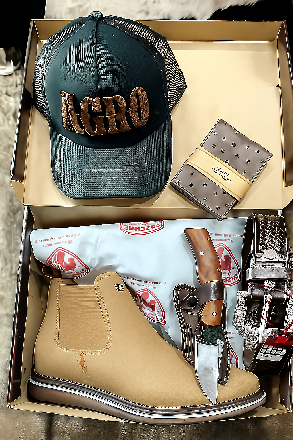 KIT TEXANO OFICIAL ESTILO RESPEITO E ATITUDE