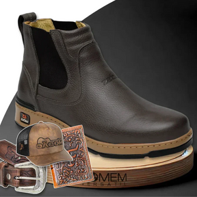 BOTA IMPERIAL MANDACARU™ – [Couro Premium] +  [KIT AGRO BRINDE]